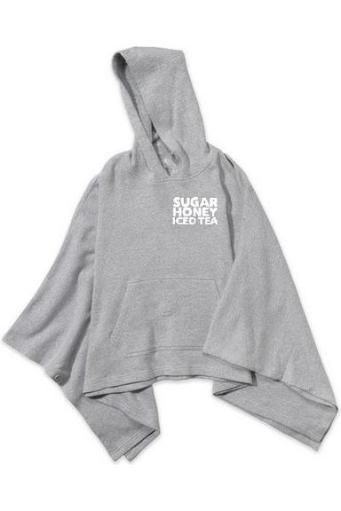 “Sugar Honey Iced Tea” Comfy Poncho