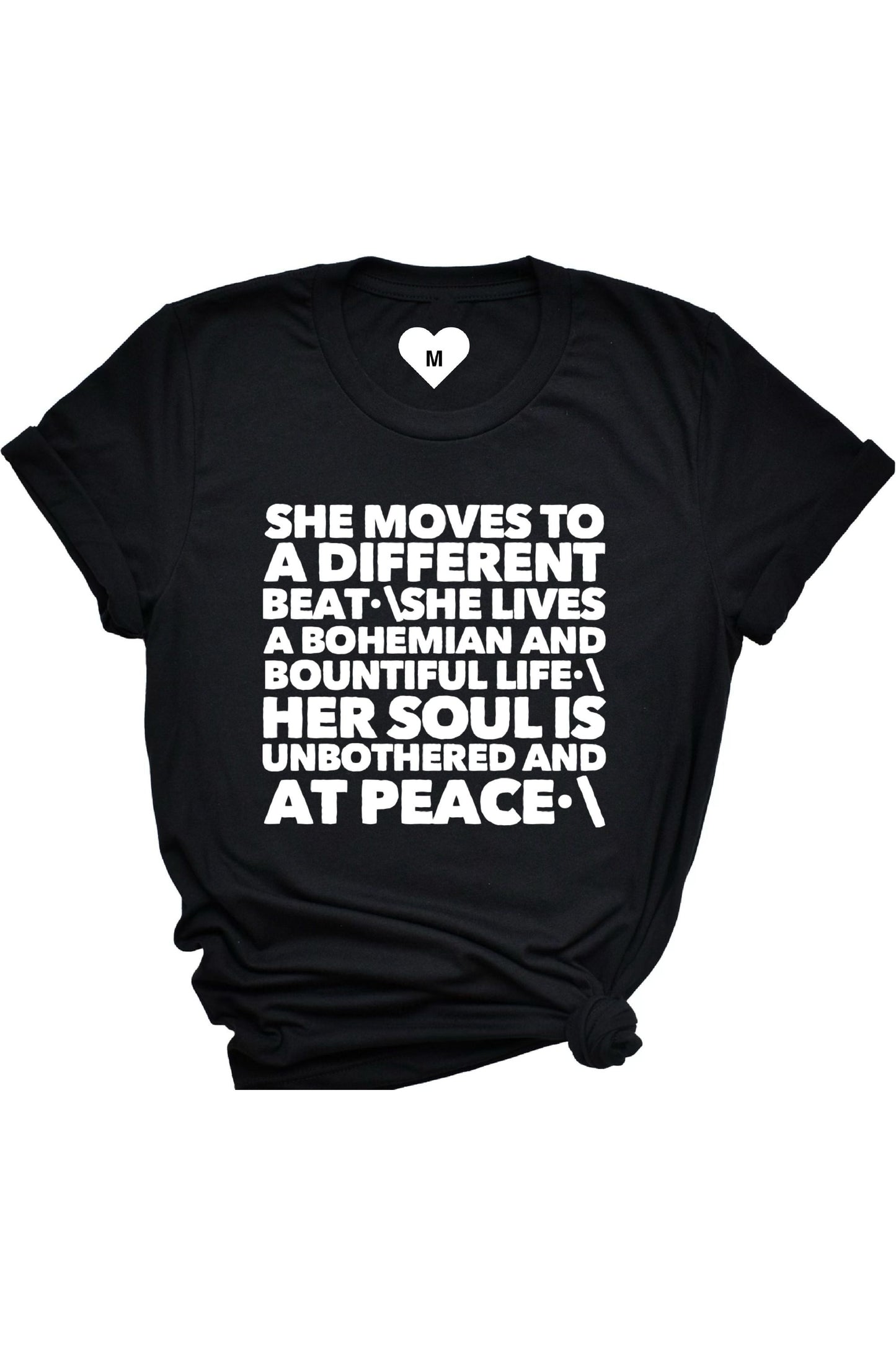 “She Moves to a Different Beat” Boyfriend Tee