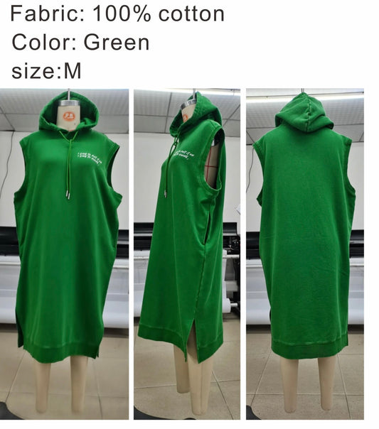 “I Like to Put it On” Hood Sweatshirt Dress (Medium)