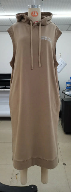 I Like to Put it On! Hood Sweatshirt Dress (SAMPLE: Medium)