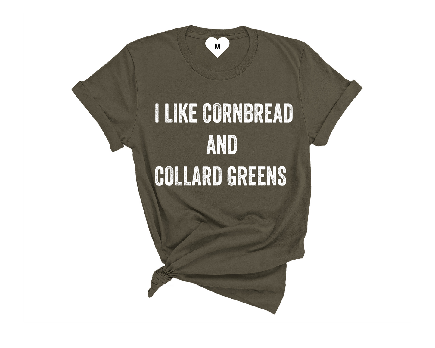 I Like Cornbread and Collard Greens” Boyfriend Tee